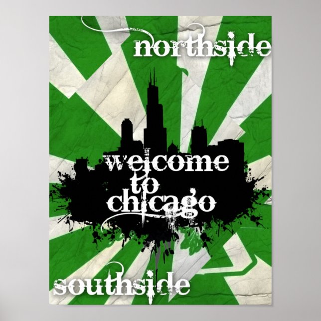 Poster Bem-vindo a Chicago (Frente)