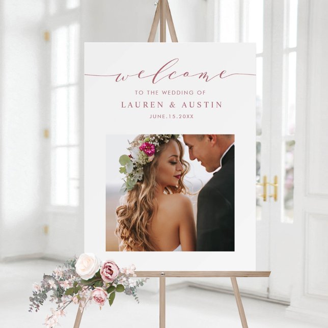 Poster Bem-vindo à Elegante Fotografia de Casamento em Do (Criador carregado)
