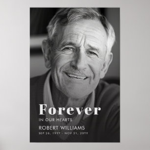 Poster Bem-vindo à Foto Funeral Para Sempre em Nossos Cor