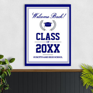 Poster Bem-vindo à reunião de turma dos Colors da escola