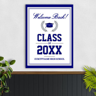 Poster Bem-vindo à reunião de turma dos Colors da escola