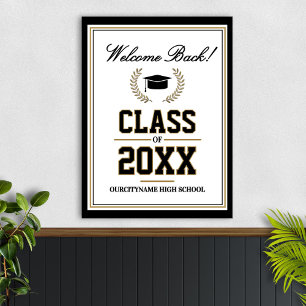 Poster Bem-vindo à reunião de turma dos Colors da escola