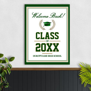 Poster Bem-vindo à reunião de turma dos Colors da escola