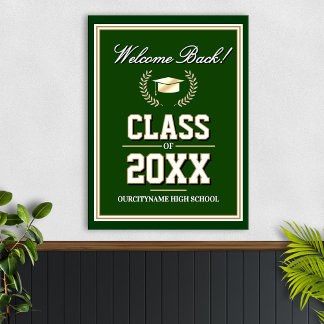 Poster Bem-vindo à reunião de turma dos Colors da escola