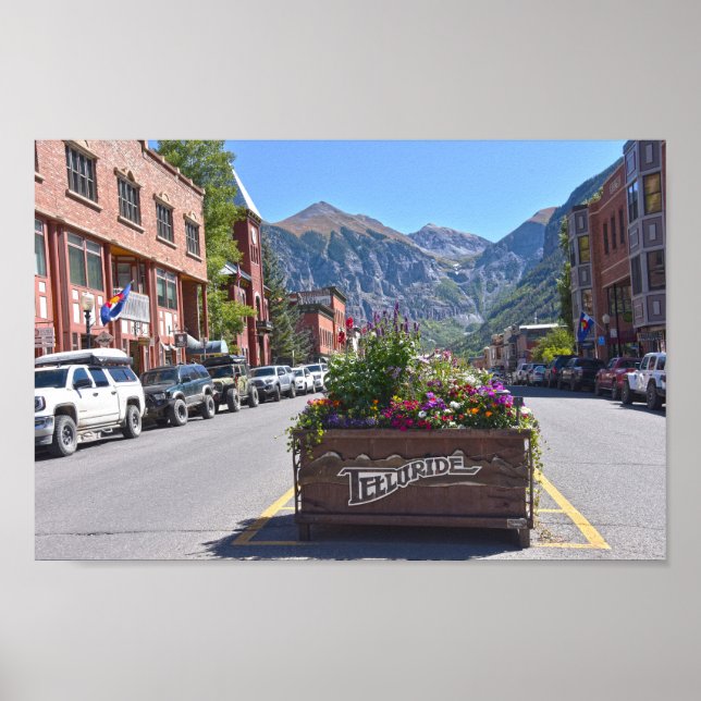 Poster Bem-vindo a Telluride, Colorado (Frente)