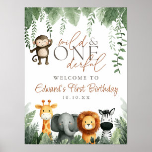 Poster Bem-vindo ao Aniversário de 1 ano da Selva Selvage