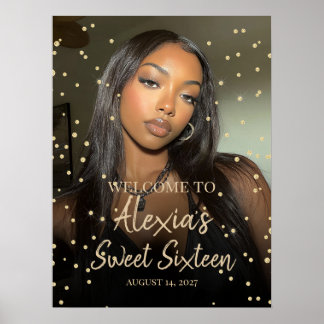 Poster Bem-vindo ao aniversário de dezesseis anos com our