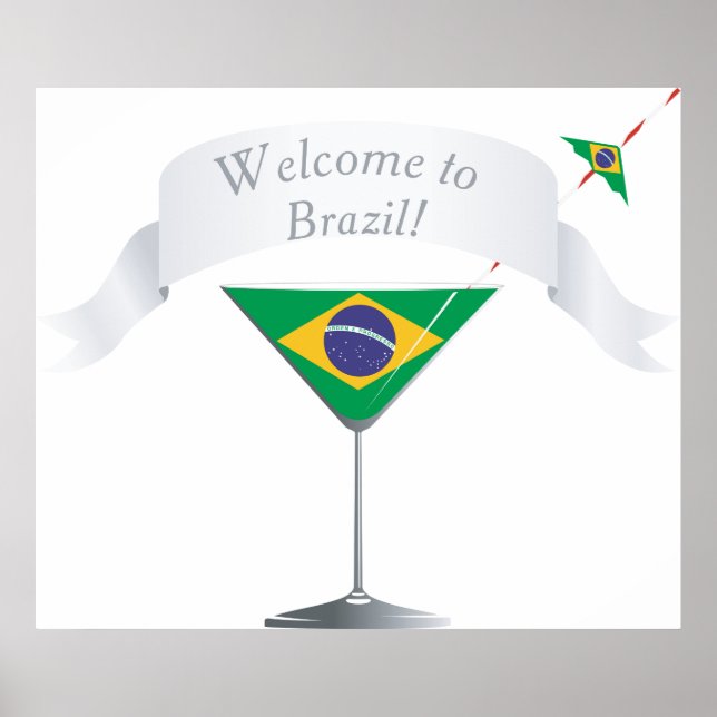 Poster Bem-Vindo Ao Brasil (Frente)