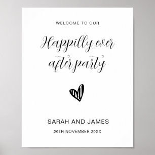 Poster Bem-vindo ao casamento de boas-vindas da festa