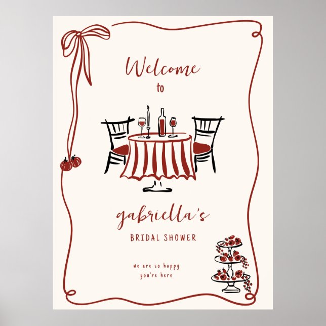 Poster Bem-vindo ao Chuveiro de Noiva 'Isso é Amor' em Pl (Frente)