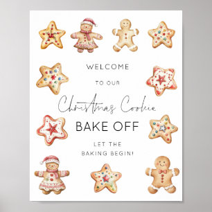 Poster Bem-vindo ao Concurso de Panificação de Biscoitos