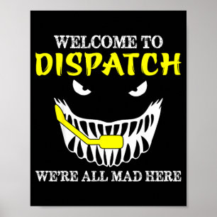 Poster Bem-vindo ao Dispatch Funny 911 Dispatch Halloween