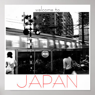 Póster bem-vindo ao Japão