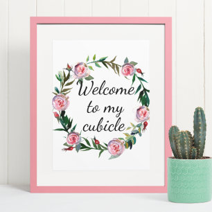 Poster Bem-vindo ao meu Trabalho de Carteira