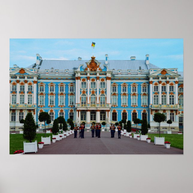 Poster Bem-vindo ao Palácio de Catarina, Rússia (Frente)