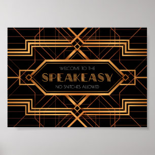 Poster Bem-vindo ao Sinal de Festa de Fala