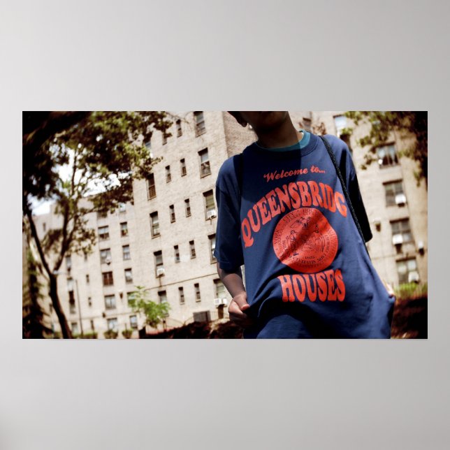 Poster Bem-vindo às Casas de Queensbridge (Frente)