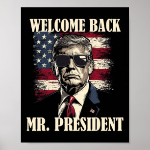 Poster Bem-vindo Byck Senhor Presidente Donald Trump Vitó