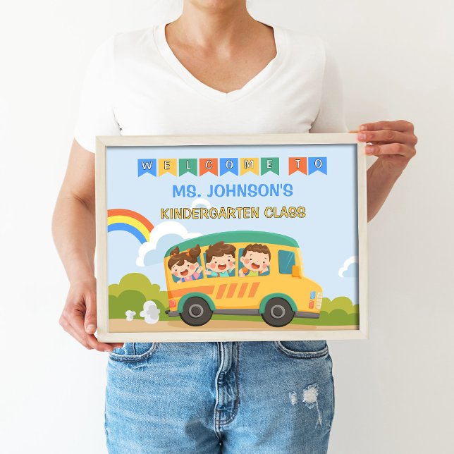 Poster Bem-vindo de volta à escola (Criador carregado)