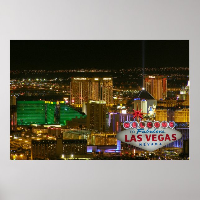Poster Bem-vindos a Las Vegas, Nevada (Frente)