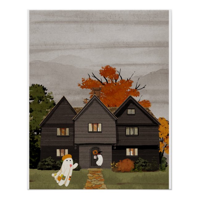 Póster Bem-vindos à sua casa assombrada (Frente)