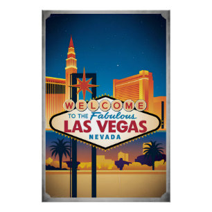 Póster Bem-vindos ao fabuloso Las Vegas Nevada