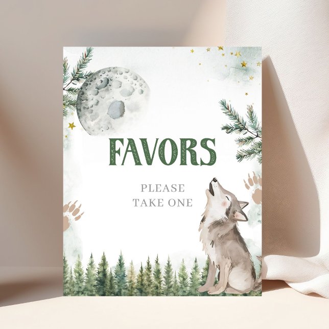 Poster Bem-vindos ao Lobo da Floresta das Embalagens (Criador carregado)