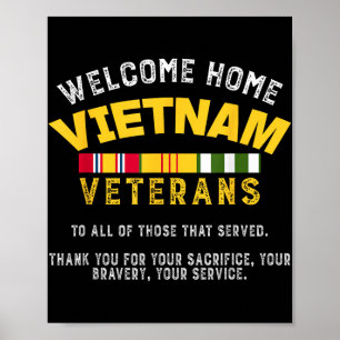 Poster Bem-vindos aos veteranos do Vietnã - Velho Homem V