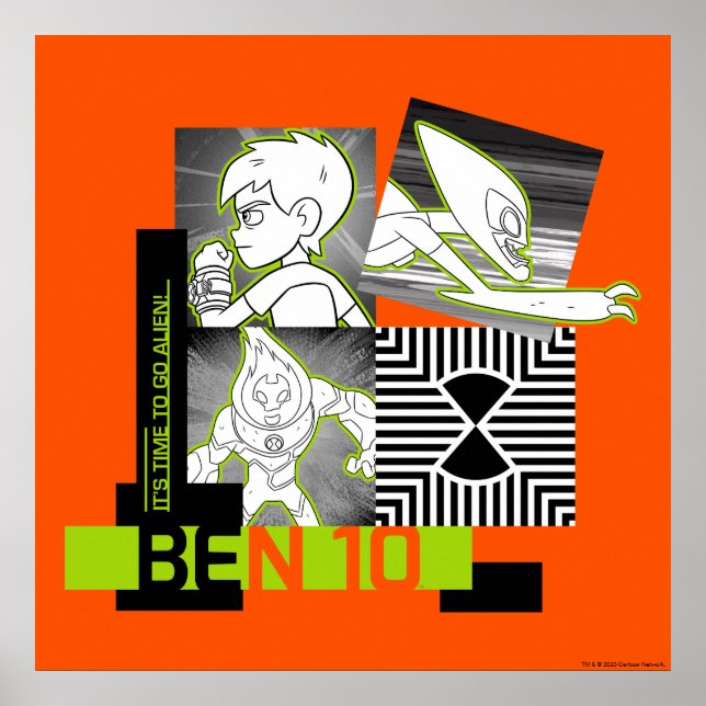 Poster Ben 10 - É hora de ir Alienígena (Frente)