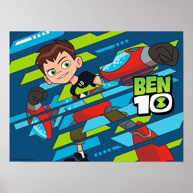 Poster Ben 10 Transformação de DNA em estouro (Frente)