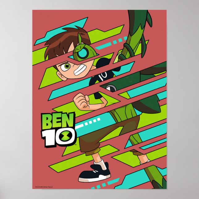 Poster Ben 10 Transformação de DNA selvagem (Frente)
