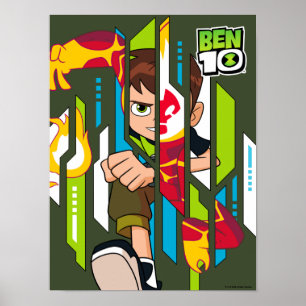 Poster Ben 10 Transformação do DNA do Heatblast