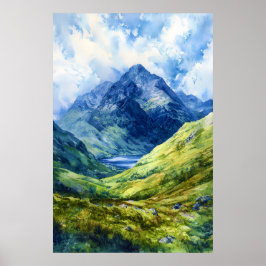 Poster Ben Nevis Aquarela 2