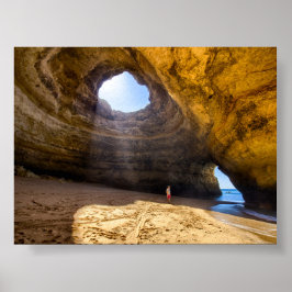 Poster Benagil cave in Algarve