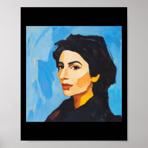 Poster Benazir Bhutto Estilo de Pintura Poste-impressioni
