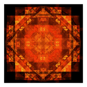 Póster Bênção da Abstrato Art