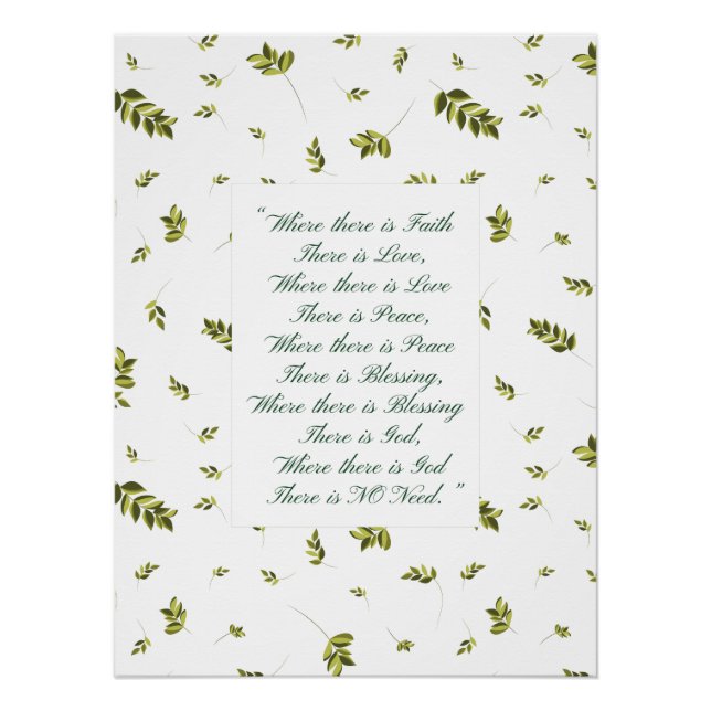 Póster Bênção da Casa Doce Tapeçaria (Frente)