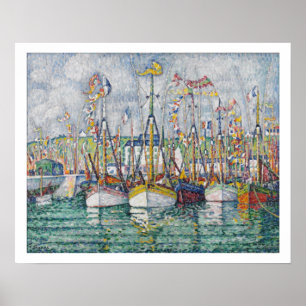 Póster Bênção da Frota do Atum em Groix, 1923