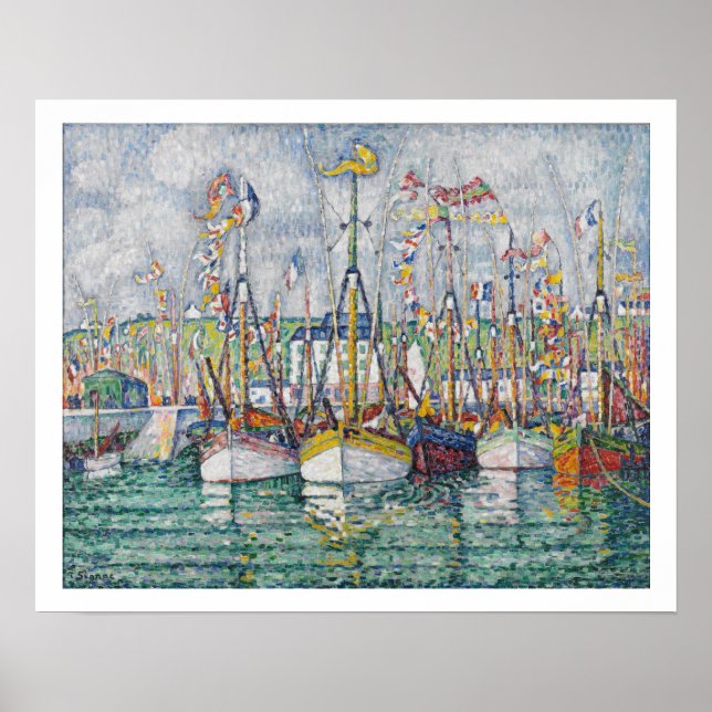 Póster Bênção da Frota do Atum em Groix, 1923 (Frente)