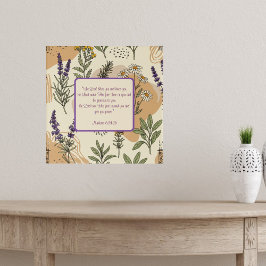 Poster Bênção das Flores Herbais Personalizável
