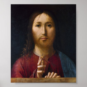 Póster Bênção do século 15 Cristo