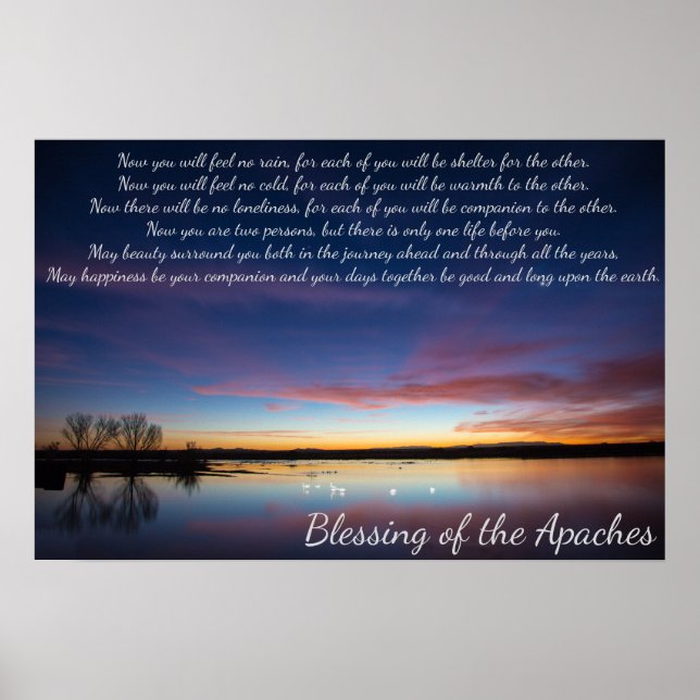 Póster Bênção dos Apaches (Frente)