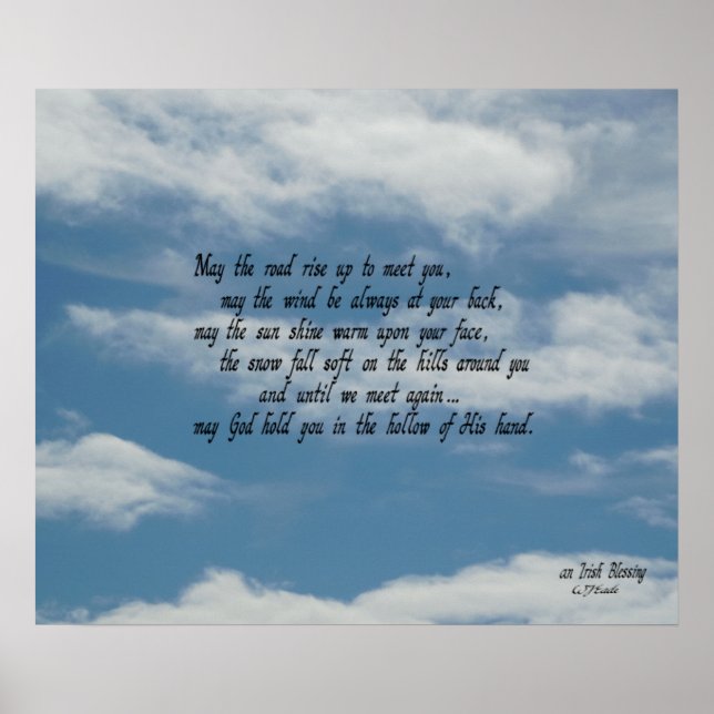 Póster Bênção irlandesa (Frente)