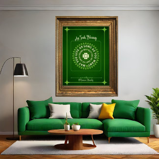 Poster Bênção irlandesa | Pode viver o tempo que quiser