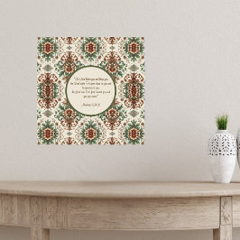 Poster Bênção Tradicional, Rústica, Leve