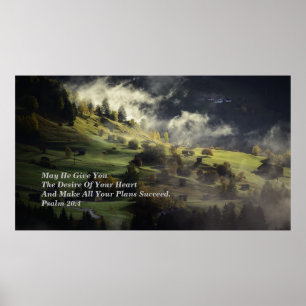 Poster "Bênçãos pela Salvação" Profeética