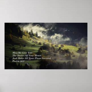 Poster "Bênçãos pela Salvação" Profeética