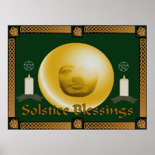 Póster Bênçãos Solstício