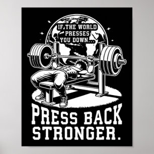 Poster Bench - Malhação de Workout Gym de Criação de Anim