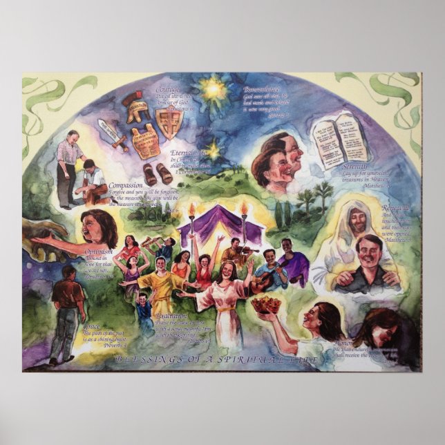 PÓSTER BÊNCIAS DE UMA VIDA ESPIRITUAL (Frente)